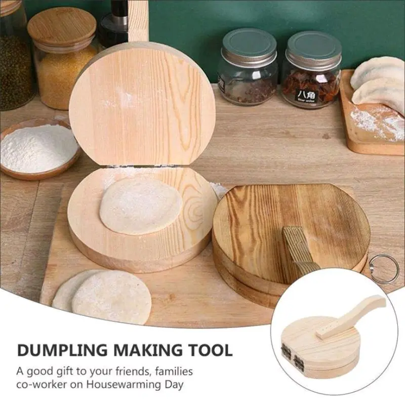 penekan adonan dumpling alat geprek kayu kitchenware 0