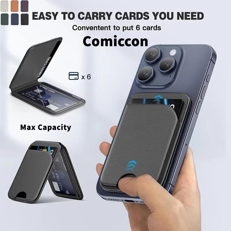 Magnetic Wallet Stand, MagSafe Compatible For IPhone 12 13 14 15 Pro Max