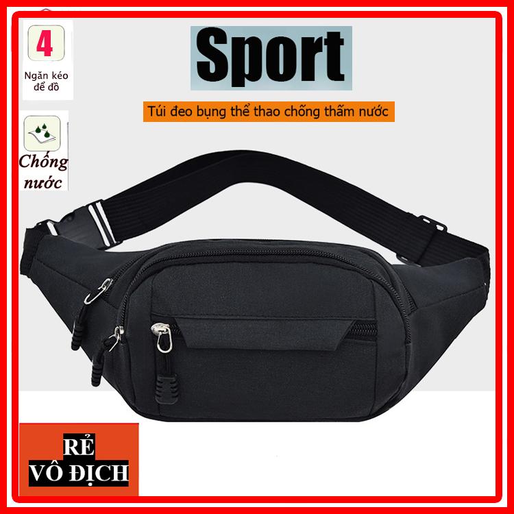 [Loại Nhỏ Gọn] Túi Đeo Chéo Bao Tử, Túi đeo hông đeo bụng thể thao Chống Nước. Bag Túi Thể Thao Sport