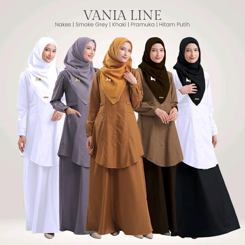 Vania Line By maharrani/Baju Pemda/seragam dinas/seragam kerja/baju pramuka/ Seragam Nakes/Seragam guru/Seragam kantor/Baju hitam putih