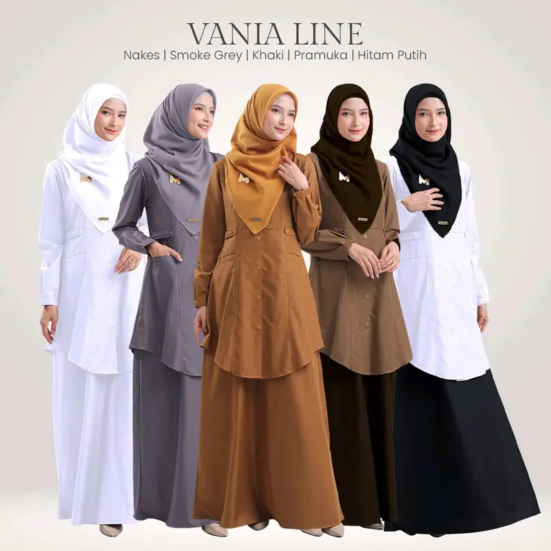 Vania Line By maharrani/Baju Pemda/seragam dinas/seragam kerja/baju pramuka/ Seragam Nakes/Seragam guru/Seragam kantor/Baju hitam putih 0