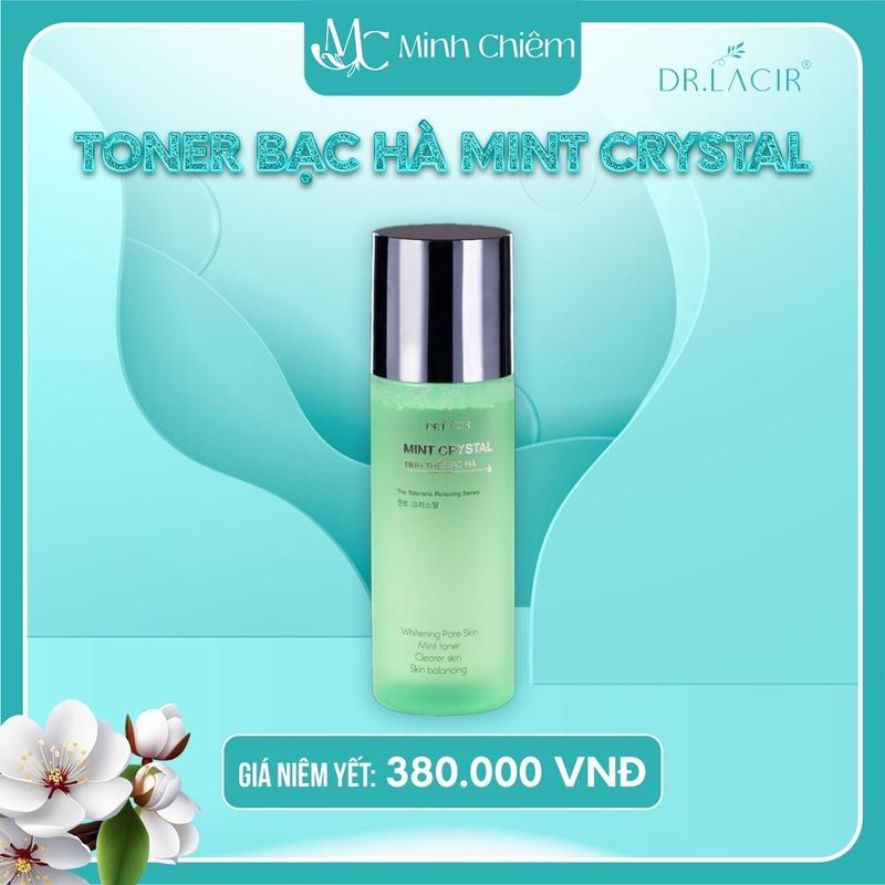 Toner Tinh Thể Bạc Hà DR.LACIR Cân Bằng Độ Ẩm Cho Da Dầu
