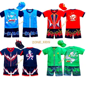 BAJU SETELAN KOSTUM BOBOIBOY GALAXY HALILINTAR API AIR DAUN UNTUK UMUR 1-10 TAHUN Kids