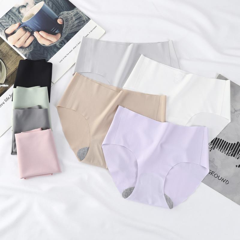 Quần Lót Tam Giác Nữ, Anxin Shangpin, Liền Mạch, Cạp Thường, Thoải Mái Và Thoáng Khí, Được Đóng Gói Riêng, Phong Cách Sexy 1