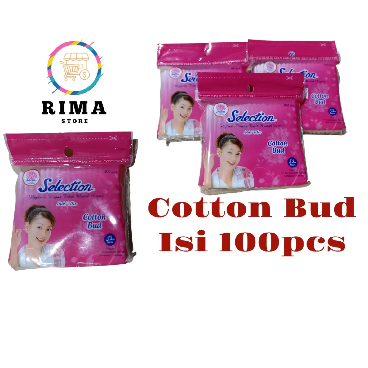 Cotton Bud Dewasa Isi 100pcs / Korek kuping Ear Kotoran