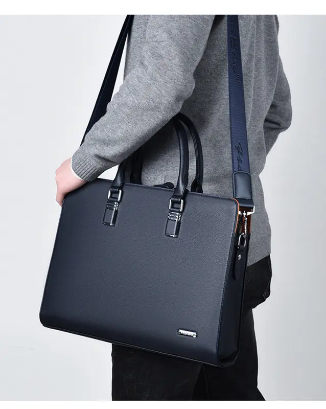 Cặp da công sở đựng tài liệu laptop FSDWG mã AS 0026 Bag Bag Nhung Nam cặp  táp 6