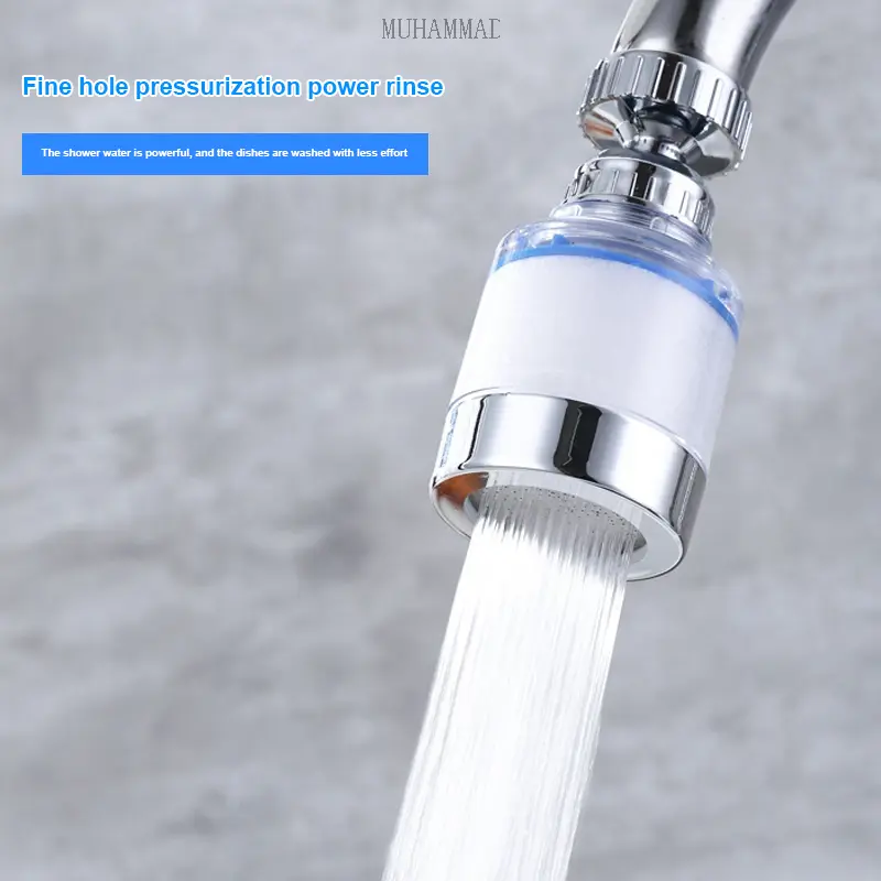 Kitchen Universal Faucet Water Purifier Shower Filter Tap Water Filter Air Keran Kotak Dapur Gambar 3