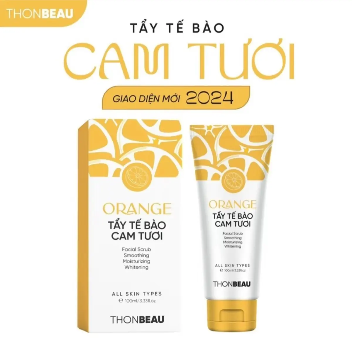 kem Tẩy TẾ BÀO CHẾT CAM TƯƠI -chăm sóc da làm đẹp da
