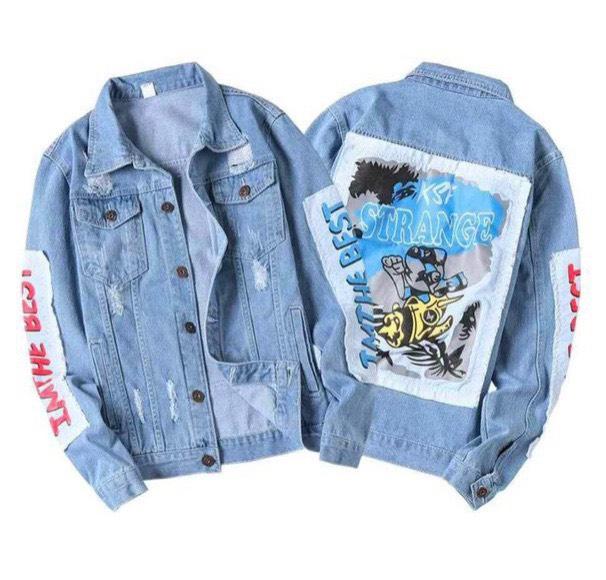 Áo Khoác Jeans Hai Màu Dành Cho Nam Nữ STRANGE JEAGO Menswear Kaki Tay Dài Denim Có Túi Có Cổ Jacket Nhung Kem detroit  jacket