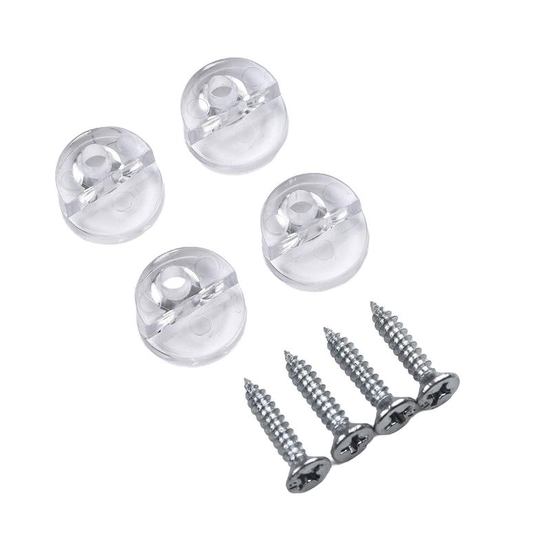 Kẹp Kính, Bộ 4 Cái, Kẹp Gắn Gương Phòng Tắm, Bộ Cố Định Gương Treo Tường Giá Đỡ Giá Đỡ, Giá Đỡ, 4 Vít Cố Định 3
