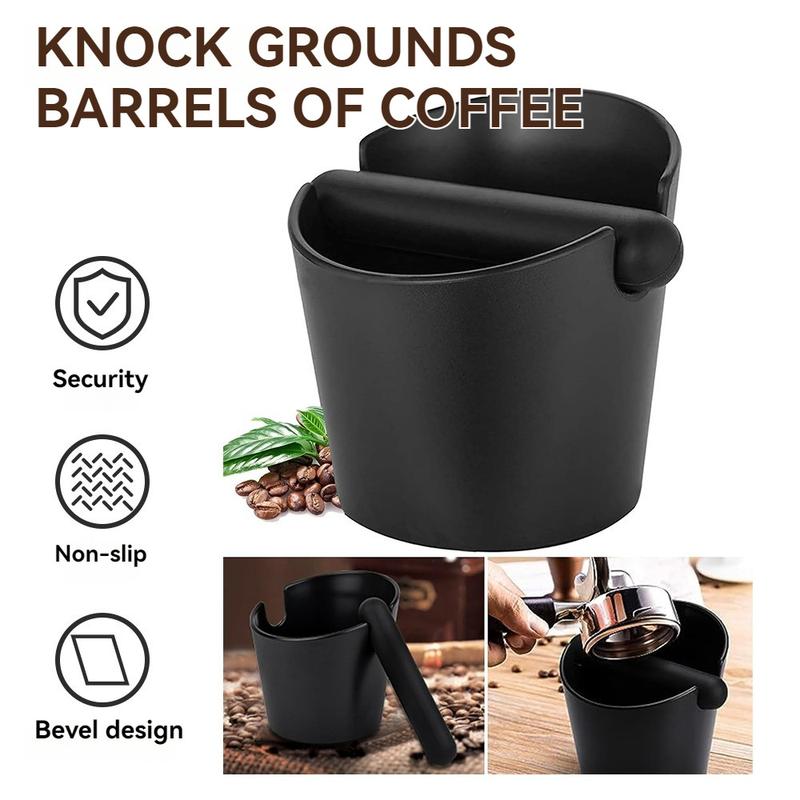 Product Introduction of asuncionmEspresso Coffee Knock Box - Shock-Absorbent and Durable with a Removable Knock Bar and Non-Slip Base, Ideal for Efficient Espresso Dump Bin Use. 13