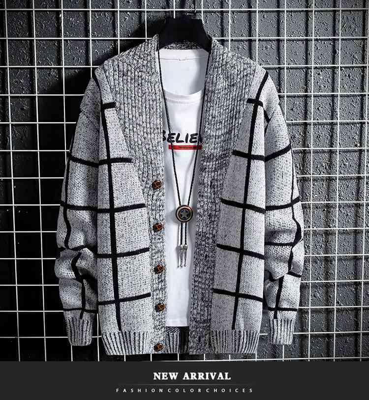 Product Introduction of [1345 People Praise] Knitted Cardigan Thickened Spring and Autumn New Men's Sweater Coat Korean Style Trendy Casual Sweater Autumn and Winter Jacket Parent 14