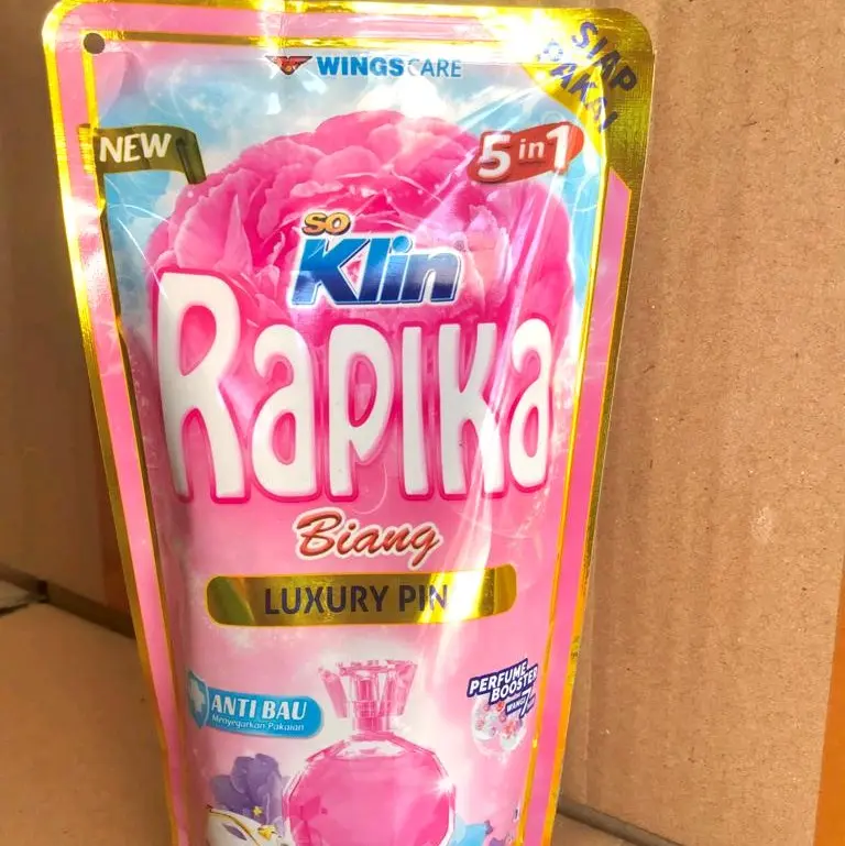 Setrika Cair Rapika Biang 8pc 250ml - Kain Pink Bunga Buah Lavender Pelicin Cair Promo Cairan 1