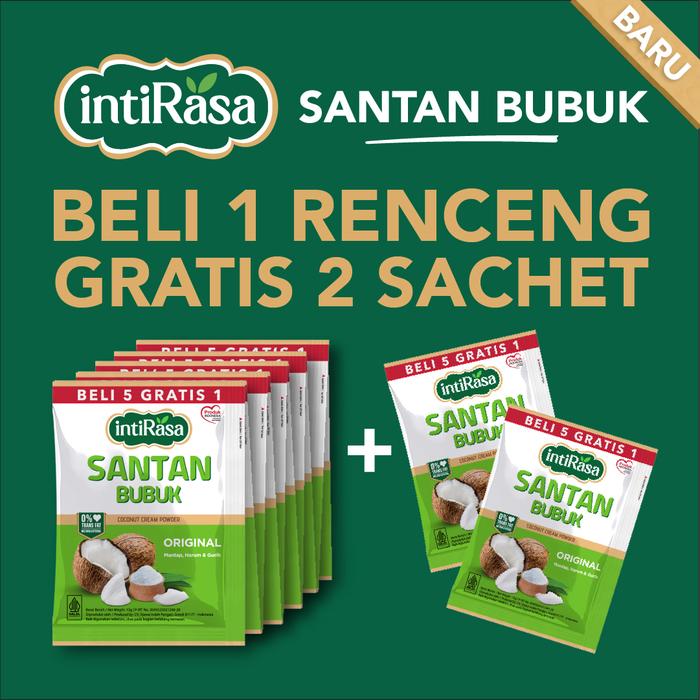 Gambar intiRasa Santan Bubuk Original (10 sachets x 13g) dari INDRACO Store Kab. Gresik Tokopedia