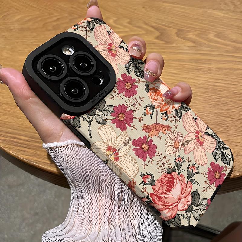 Product Introduction of New All Wrapped Creative Full Screen Flower Soft Phone Case for Iphone11 12 13 14 Pro Max 15pro 7 8 plus X 11pro 14pro 13pro XS Max 2022 Phone Case Anti-Fall Case16promax 16pro 16plus 16 3