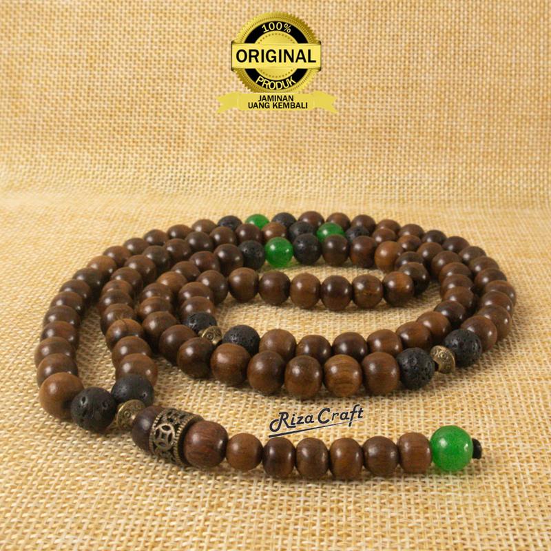 Tasbih kayu gaharu asli super original wangi 99 butir Aesthetic 1