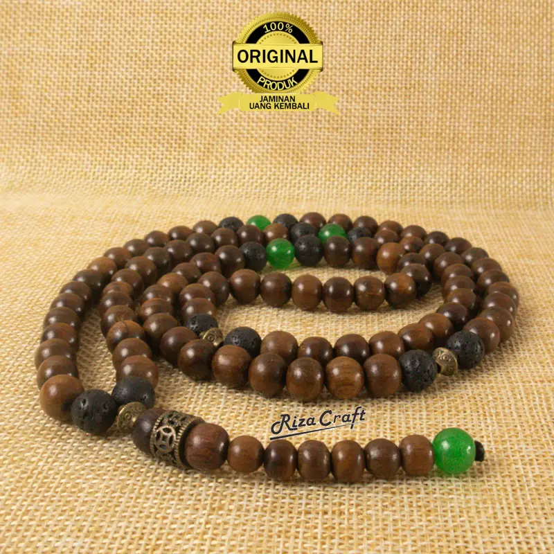 Tasbih kayu gaharu asli super original wangi 99 butir Aesthetic 0