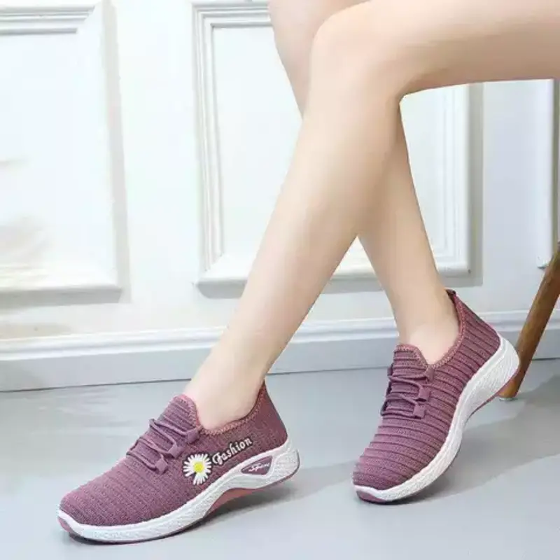 sepatu wanita import rajut korean style lentur SW-03 0