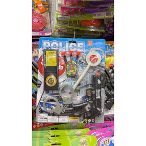 Children's Boys Pretend Play Toy Police Set Toy Gun Soft Bullet Gun Handcuffs