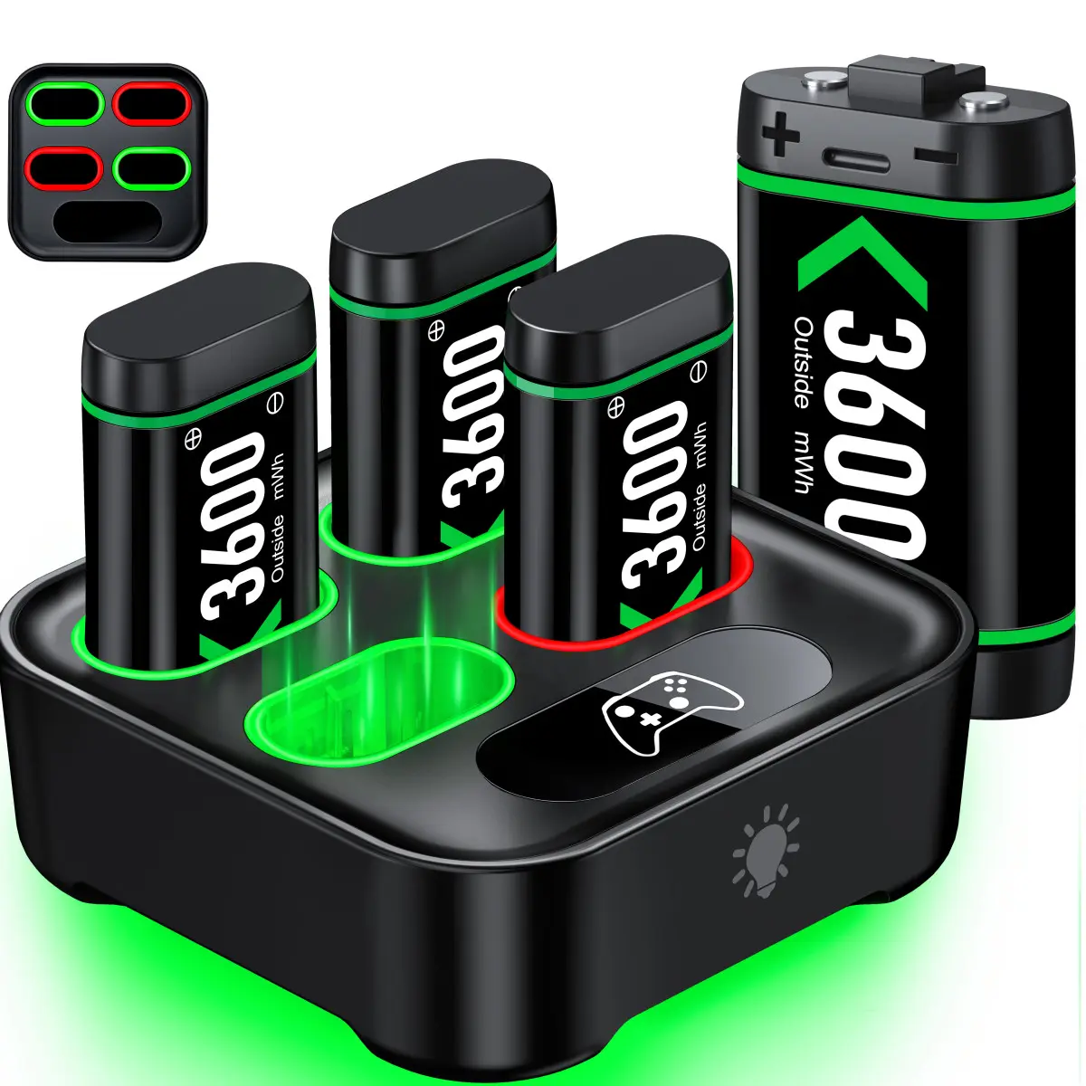 OIVO Ricarica Controller con Batteria Ricaricabile, USB, per Xbox One OIVO Ricarica Controller con Batteria Ricaricabile, USB, per Xbox One
