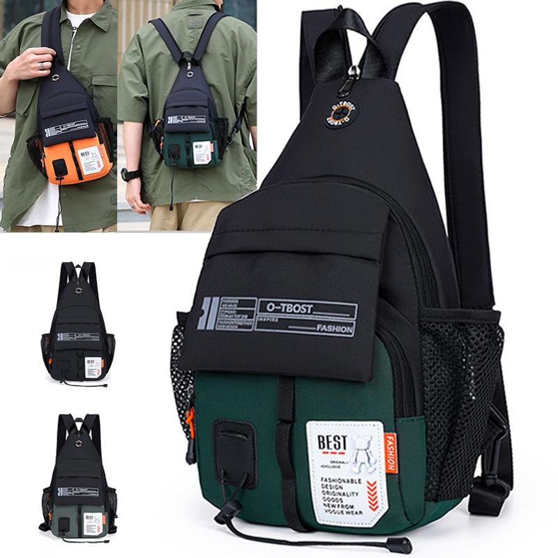 Túi Đeo Ngực, Dành Cho Nam Và Nữ, Đeo Một Bên Vai Và Hai Vai, Kiểu Đeo Chéo, Ba Lô Đa Chức NăngTúi Đeo Ngực, Thời Trang​​