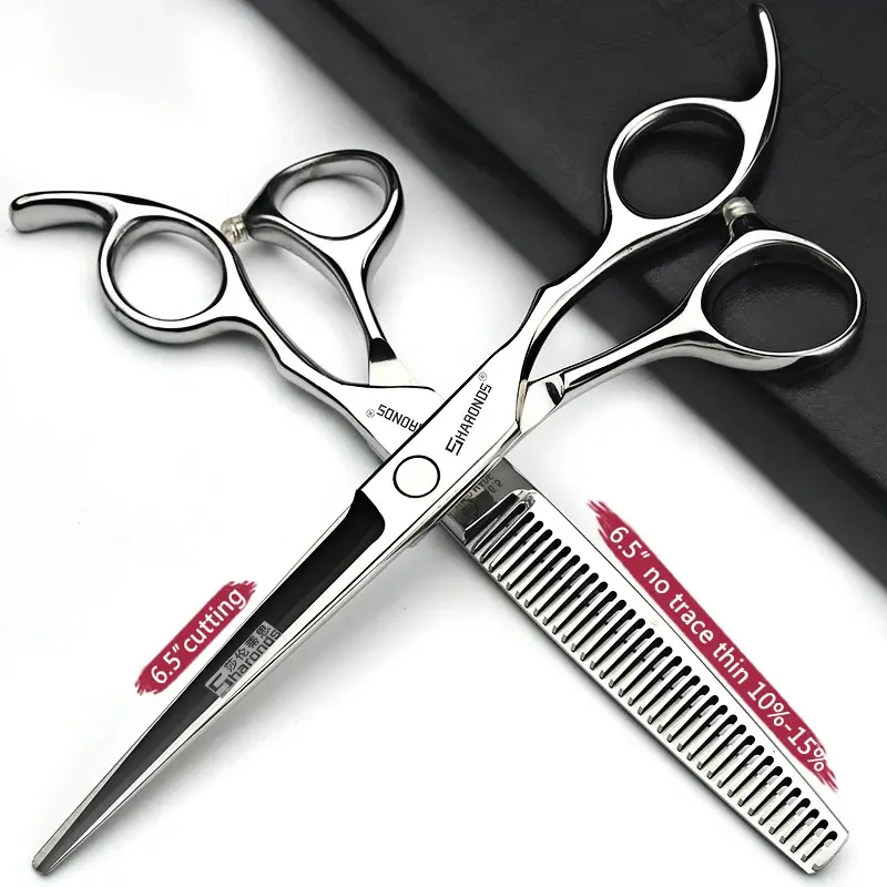 ASHADOW 6/6.5/7/7.5 inch Scissors Japan Professional hairdressing Scissors Barber Sharp Hair Cutting Shears thinning clippers