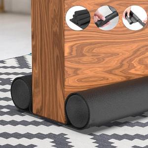 Burlete inferior flexible para puertas, 1 unidad de juntas insonorizantes, Tirador de clima para ventanas, Protector contra viento y polvo, Accesorios de herrajes para puertas