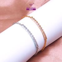 Gambar Yaxiya Gelang Rantai Wanita Aksesoris 195 - Gold  dari YAXIYA JEWELRY Kota Administrasi Jakarta Barat 4 Tokopedia