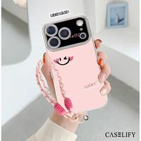 Gambar CASELIFY Luxe Glass case untuk iphone 11 12 13 14 15 16 17 air pro max plus casing Lucky smile - LUCK01LG, Iphone 11 Pro dari CASELIFY Kota Administrasi Jakarta Barat 5 Tokopedia