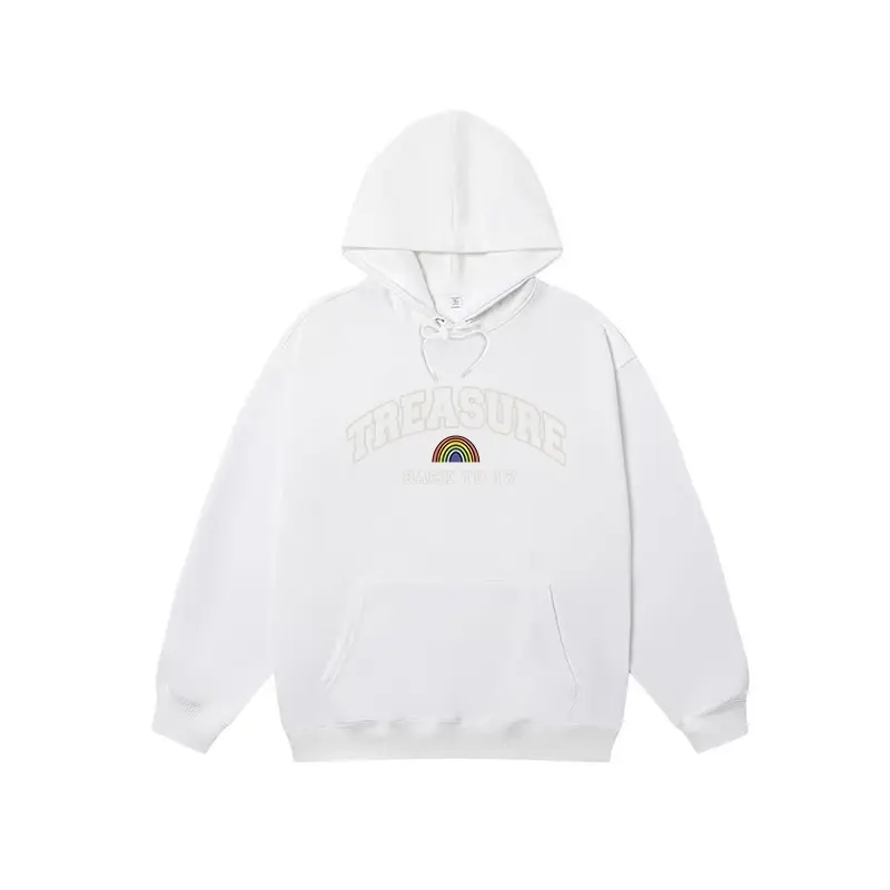 Feraardiantik  Sweater Hoodie Pria Distro Original | Hoodie Boxy Oversize Putih TREASURE Print | Hoodie Oversize Pria Distro | Switer Pria Distro Original | Baju Lengan Panjang Pria Jumbo | Hoodie Pria Oversize Size M-XXL 5
