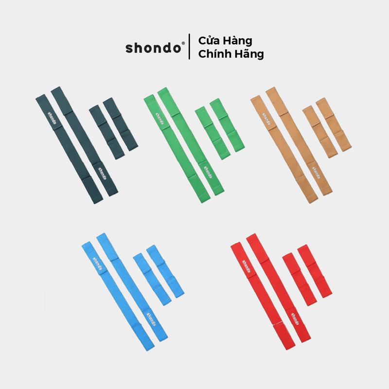 Quai Giày SHONDO F8 dây đai webbing dệt êm, thoáng khí, độ hút ẩm nhanh 5 màu