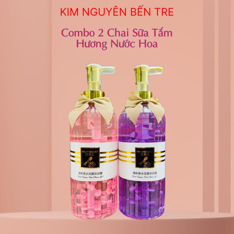 Combo 2 Chai Sữa Tắm Hương Nước Hoa 760ml Dành Cho Nữ Dưỡng Body