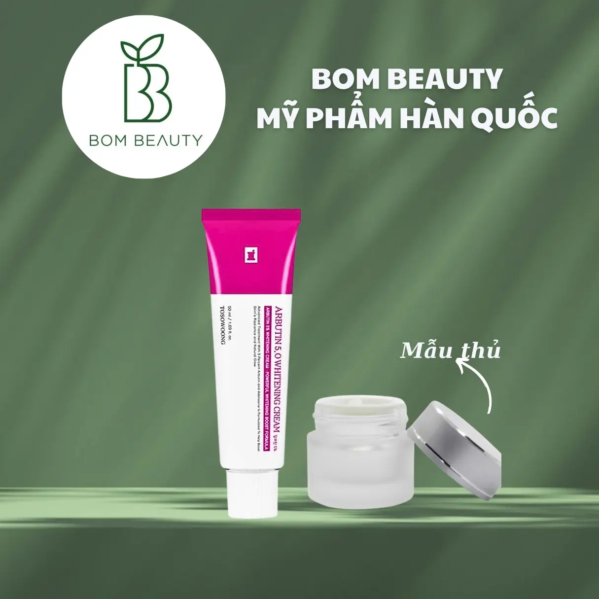 (Bombeauty) Kem dưỡng Tosowoong arbutin 5% -Hàn quốc