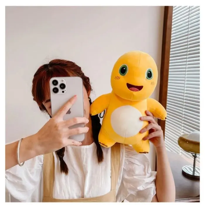 Boneka Mainan anak Naloong Plush Boneka Dino Kuning Yellow Dinosaur Default