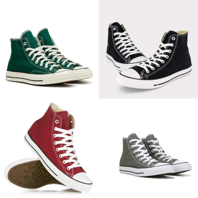 Product Introduction of Sepatu Sneakers Allstarr Coonveers Classic Tinggi Unisex Sekolah Kuliah Main Canvas Casual Shoes Pria Hitam Sport Kasual Olahraga Running 27
