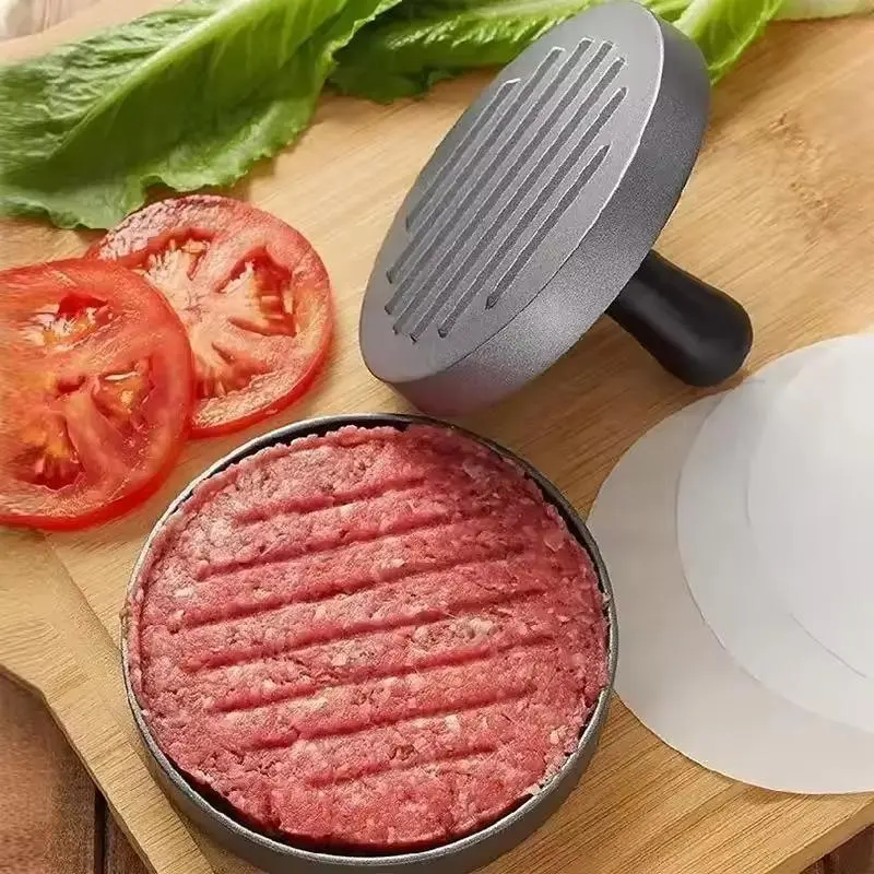 Manual Meat Press, 1 Set Durable Non-stick Meat Press Tool with Handle, Kitchen Utensils & Gadgets for Home Use
