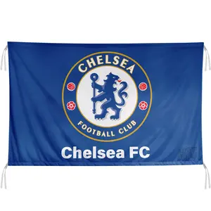 Nazhifa Printing - Bendera Chelsea FC, Klub Sepak Bola, Suporter, Ukuran kecil-Besar
