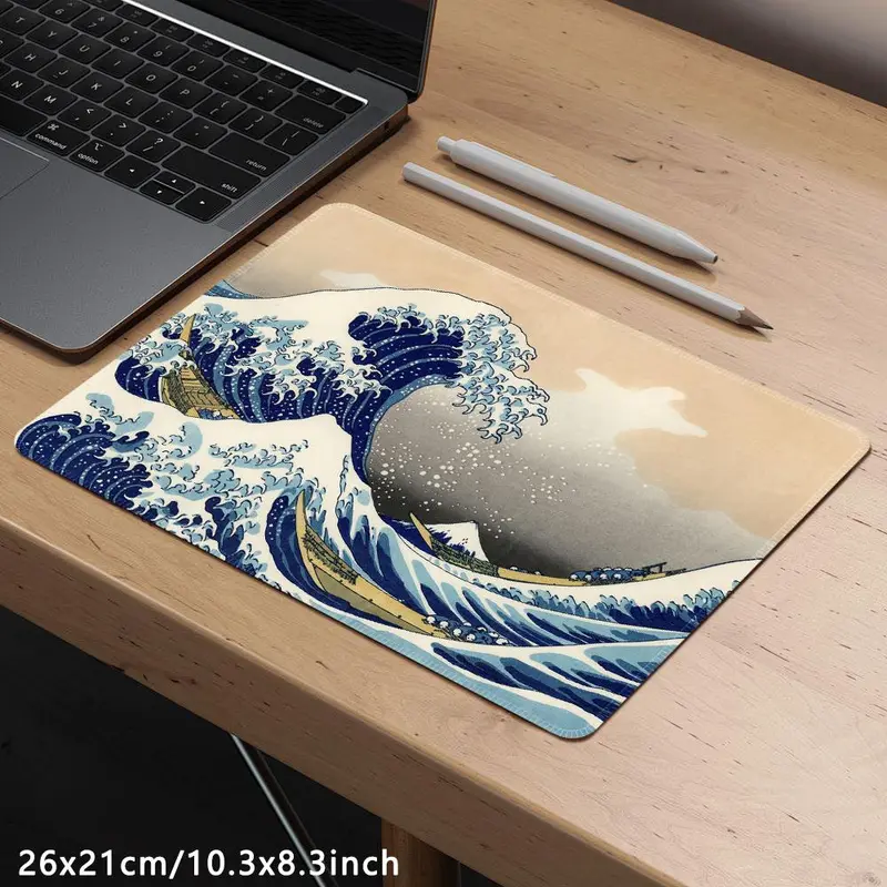 The Great Wave Mouse Pad, Rectangle Gaming Mouse Pad, Waterproof Non-slip Rubber Base Mousepad, Desktop Mouse Mat for Home Office Game Room 2