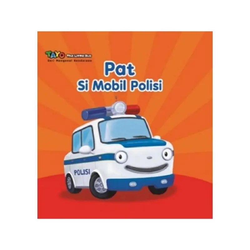 [Mizan] Buku Anak Boardbook Tayo Seri Mengenal Kendaraan Pat Si Mobil Polisi 1