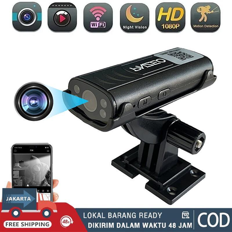 1080P Spy Camera Mini Wifi Baterai Internal FHD 2MP Kamera Cctv Mini Tersembunyi Security Cameras Pengintai Mini Kamera Kecil Tersembunyi Tanpa Wifi Ip Camera Cctv Wifi Spy Cam Kamera Pengintai Mini with Night Vision Wireless Smart 0