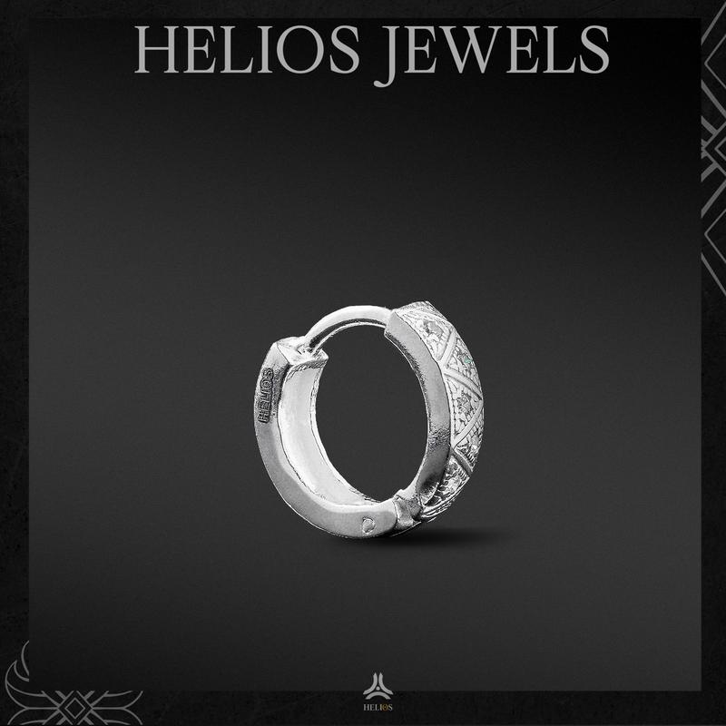 Khuyên Tai Bạc S925 ZicZac Stone Helios Silver Original KTB290