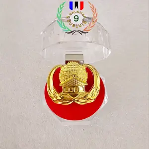 Pin Korpri Premium Plus Box – Kancing Magnet Berlapis Emas untuk Penampilan Elegan