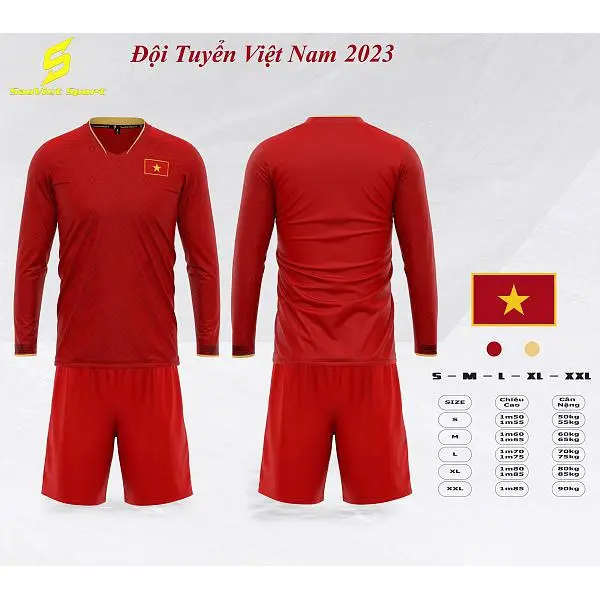 Quần áo Sao Việt tuyển Việt Nam Tay Dài (TD)