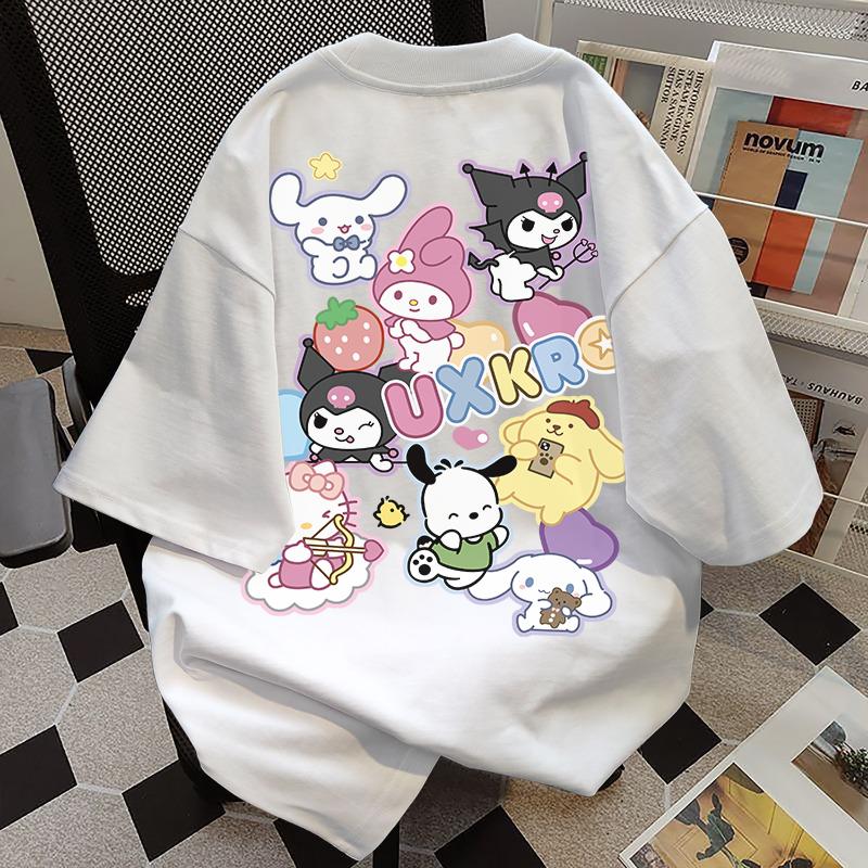 Product Introduction of 100% Cotton Funny Funny Cartoon Printed Oversize Top for Women Unisex 1