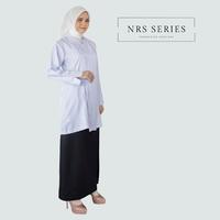 Gambar NRS Series - Baju PDH Putih Seragam Dinas PNS Tunik Setelan - hitam putih set rok, S dari NRS Series_NEW Kab. Tasikmalaya 4 Tokopedia