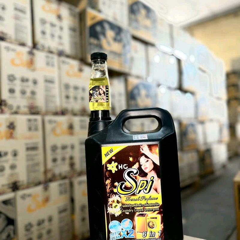 Nước giặt xả 6in1 hương nước hoa SPJ Thái Lan can 5000ml | Làm sạch 7