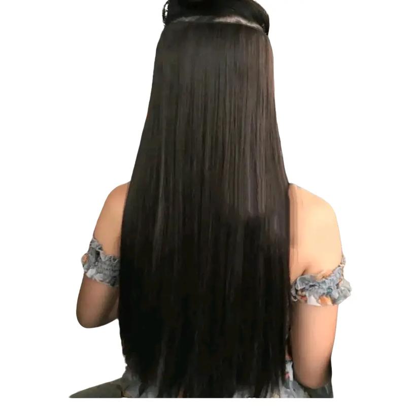 Tóc giả kẹp phím thẳng dài 60cm tóc kẹp thẳng