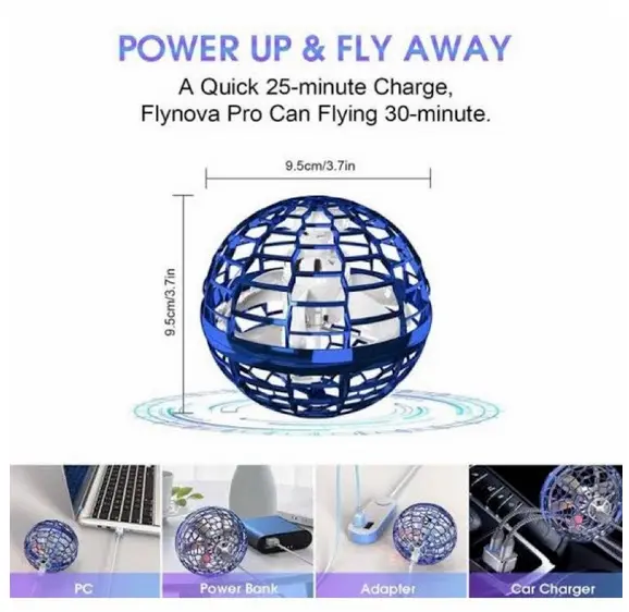 [OL] Flying Spinning Ball Mainan Anak Bola UFO Terbang Ajaib 1