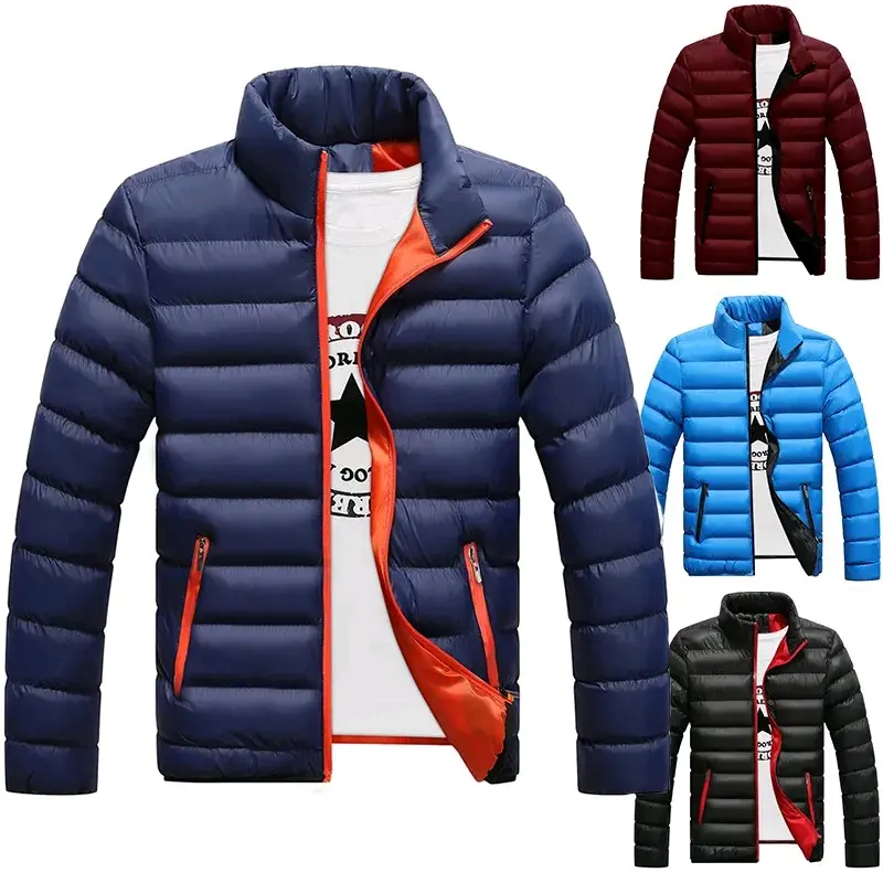 Jaket Winter Pria/ Jaket musim dingin/ Jaket Hangat/ Jaket casual/ Jaket Simple Polos Santai Motor Keren Nyaman