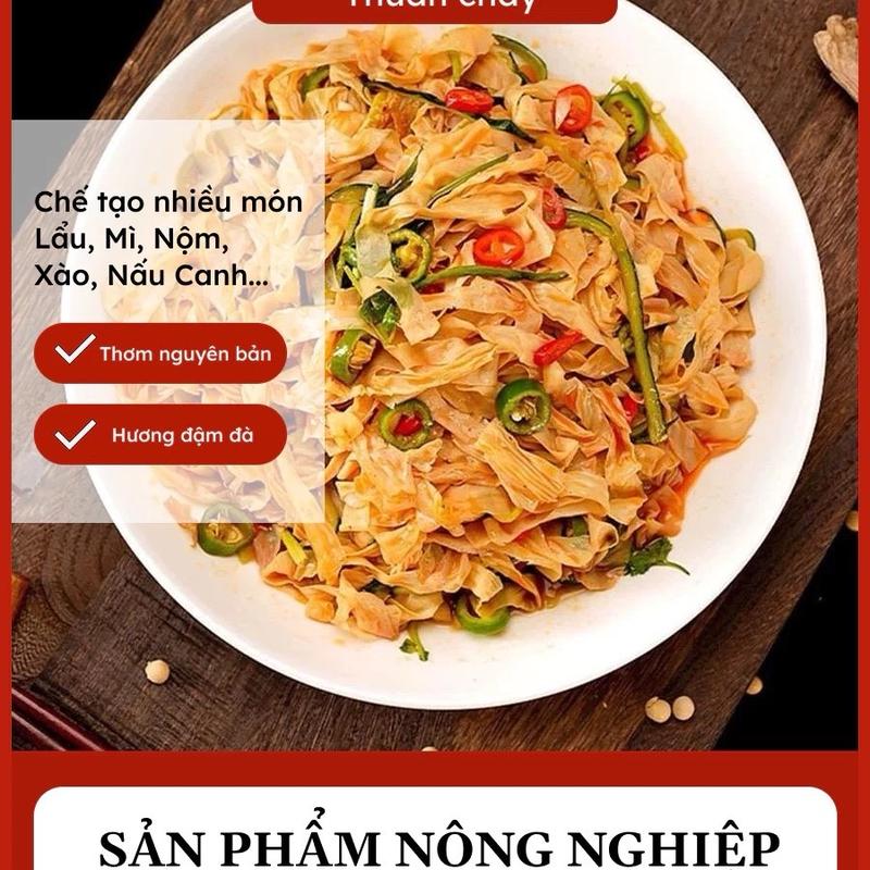 500g Da đậu phụ đặc sản Sơn Đông- Đậu nành nguyên chất - Dùng ăn chay - Tây Bắc Food